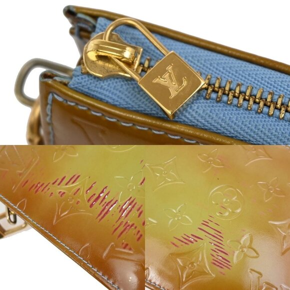 LOUIS VUITTON LV Lexington Shoulder Bag Monogram Vernis Yellow M91011 30EE810 - Picture 9 of 15